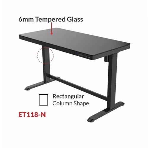 Loctek All in One Standing Desk With 2 USB A 1 USB C Charging